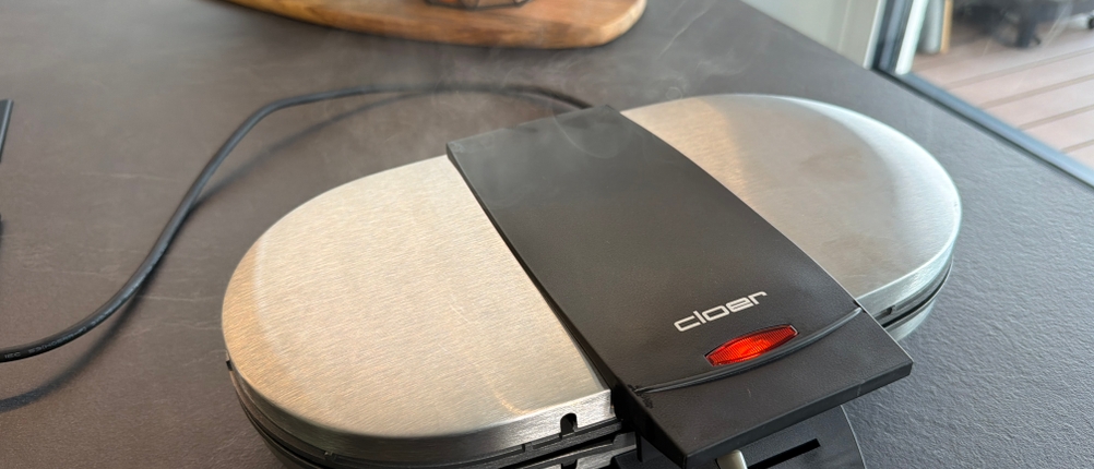 Das Cloer 1329 dampft während der Zubereitung