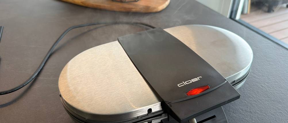 Das Cloer 1329 dampft während der Zubereitung