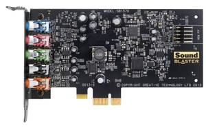 Audiokarte für Computer: Der Creative Sound Blaster.