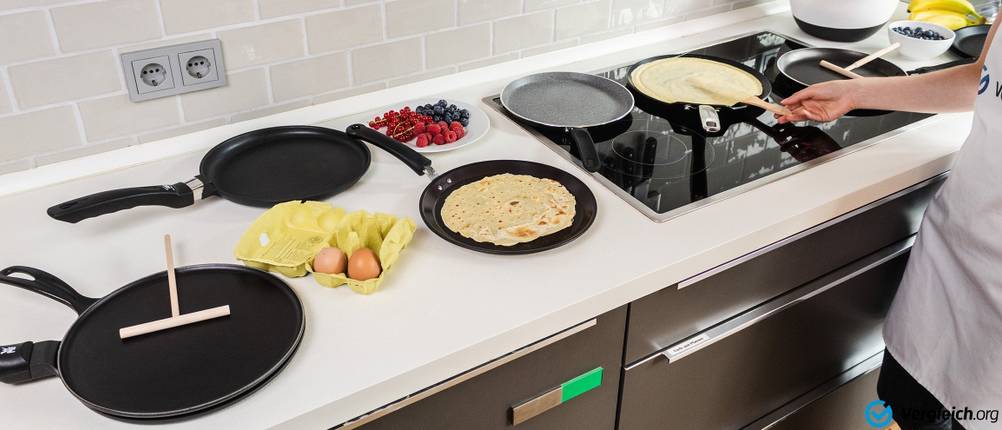 Crêpes-Pfannen Test