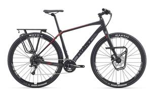 crossbike mit gepäckträger