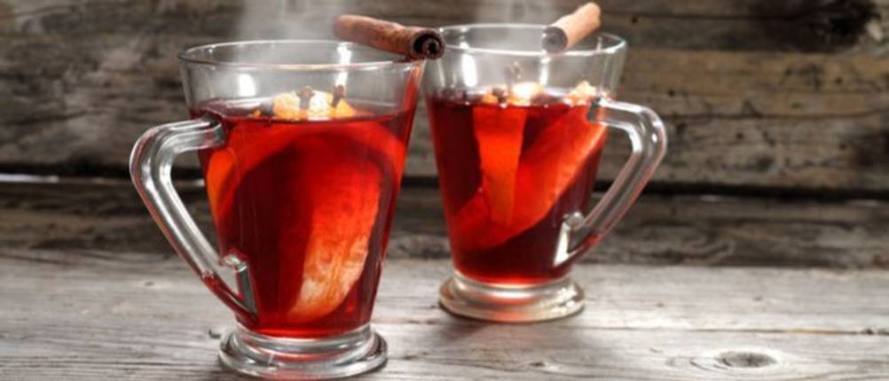 Glühwein heiß