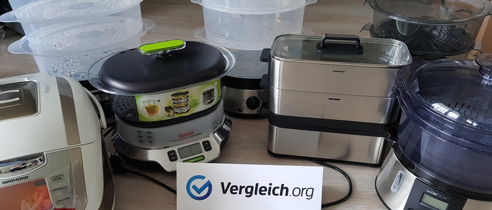 Sieben Dampfgargeräte im Test