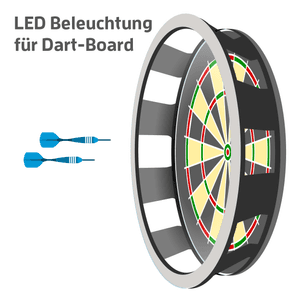 dartscheibe led beleuchtung