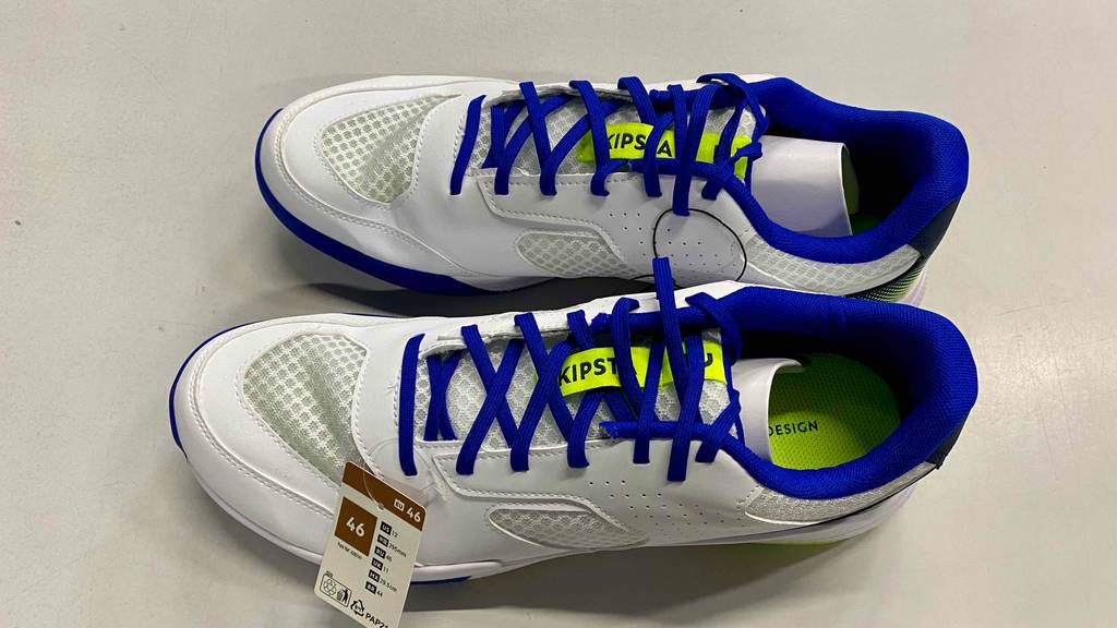 Volleyballschuh Herren Test: Detailansicht der Schuhe.