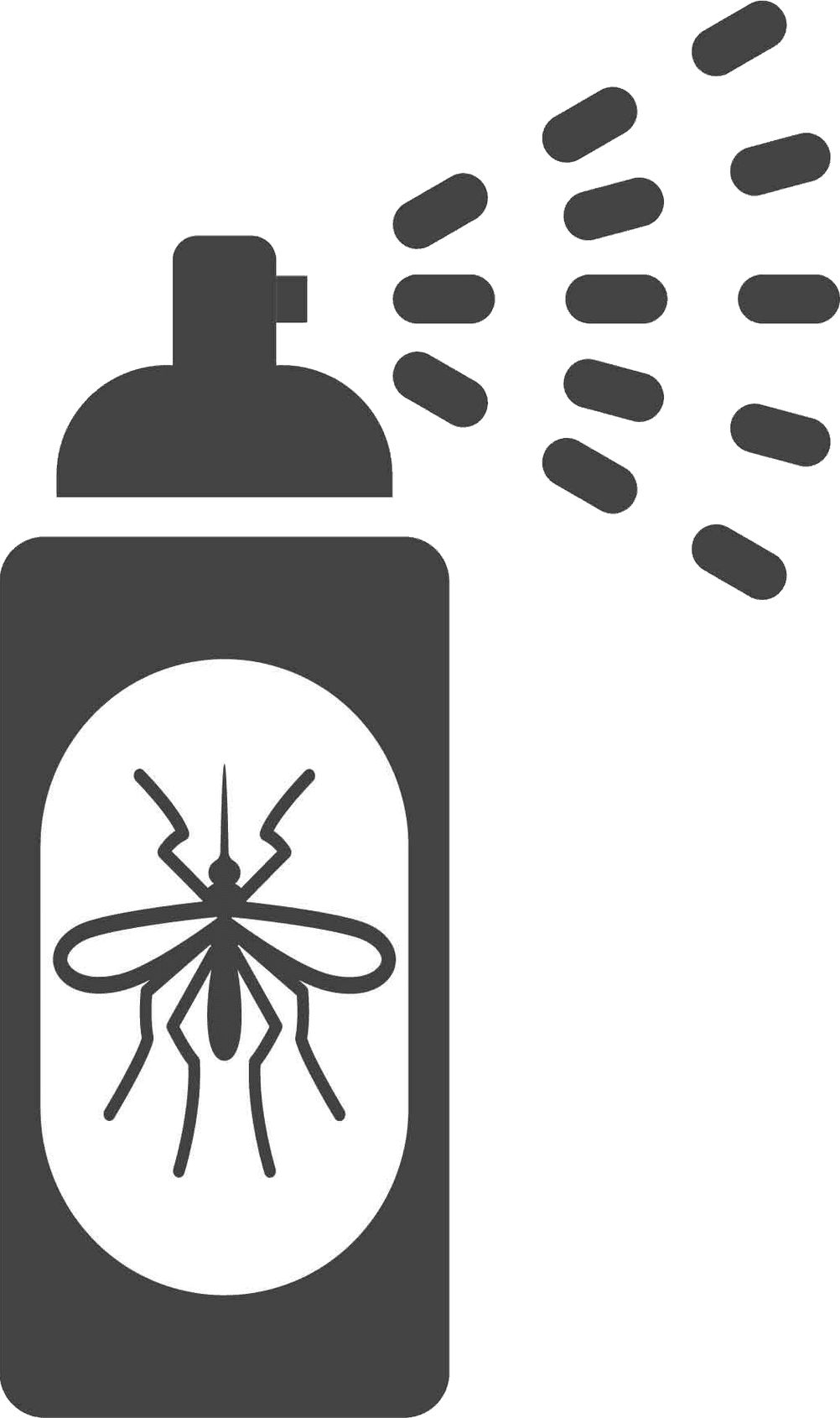 DEET nicht auf Kleidung