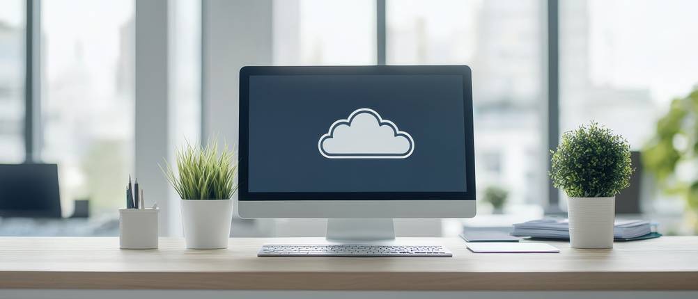 desktop-pc-test: Ein modernes Desktop-PC-Setup in Weiß