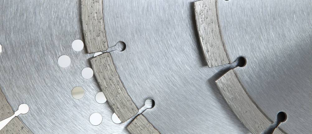 Drei Diamanttrennscheiben für den Winkelschleifer 230.