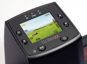 Display eines Diasacnners von Technaxx