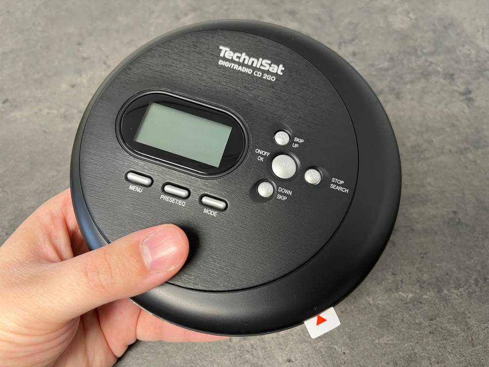 Discman handlich und kompakt