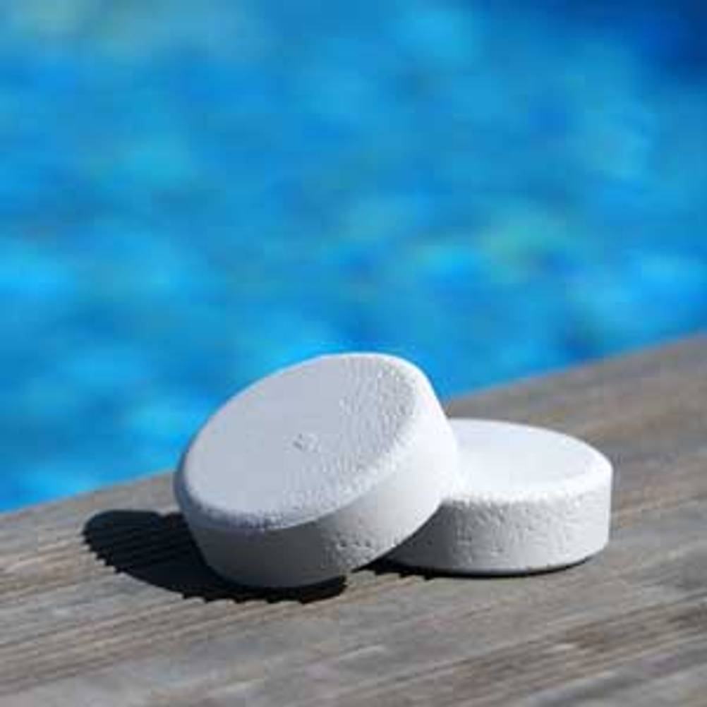 Chlortabletten Poolreinigung