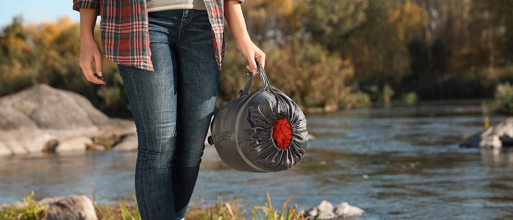 dünner Sommerschlafsack