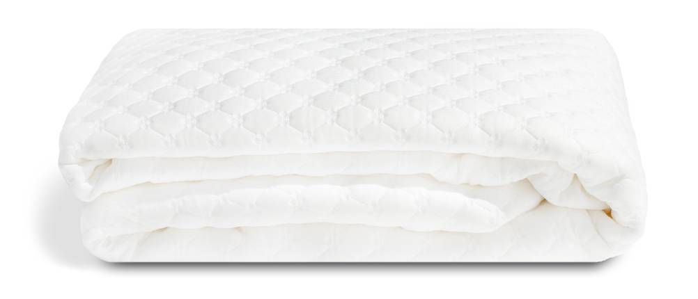 Duo-Steppbett-Test: Zu sehen ist ein gefaltetes Duo-Steppbett in Frontansicht.