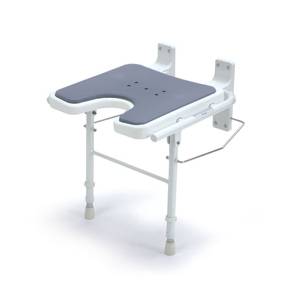 Duschklappsitz mit Intimaussparung