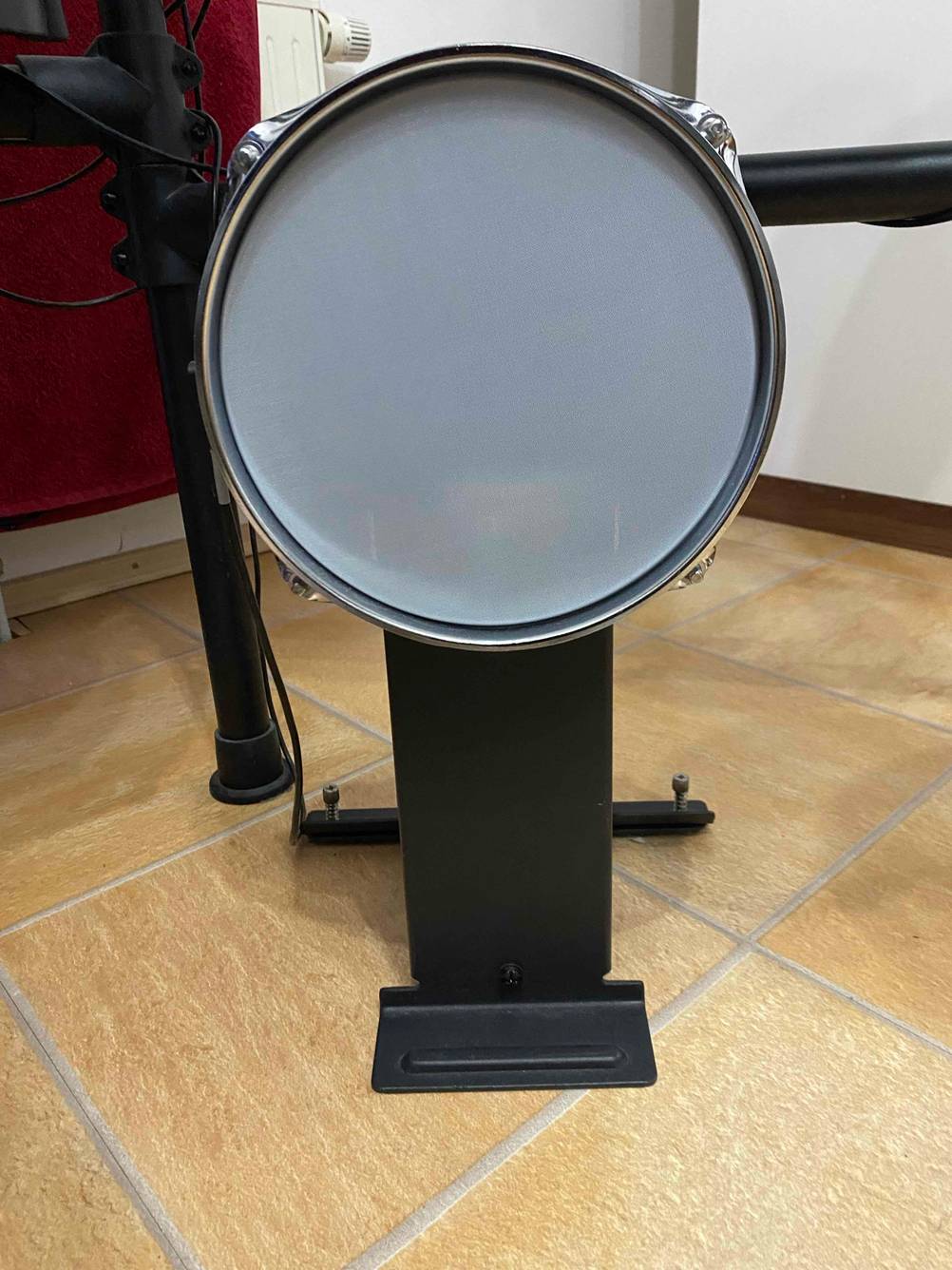 Drumpads von einem getestete E-Drums-Set. 
