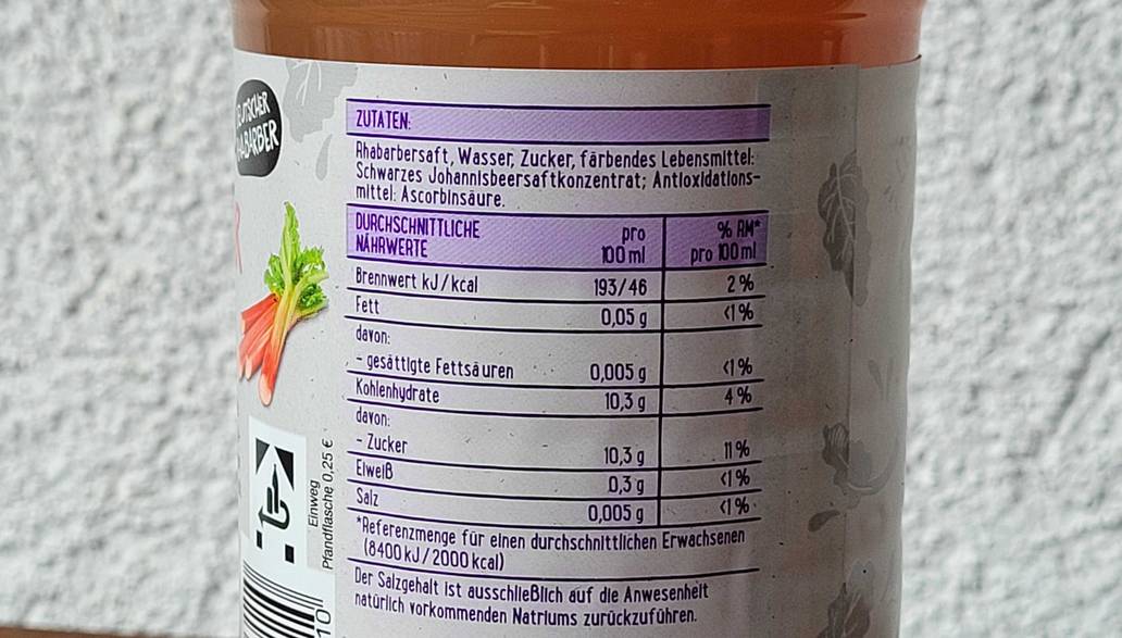 Rhabarbersaft Test & Vergleich » Top 10 im Mai 2025