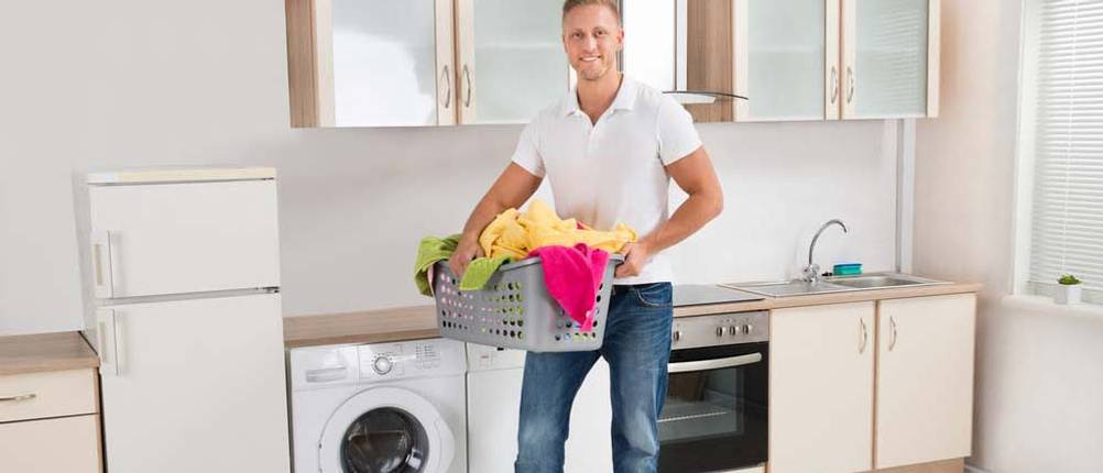 Einbauwaschmaschine-Test in der Küche