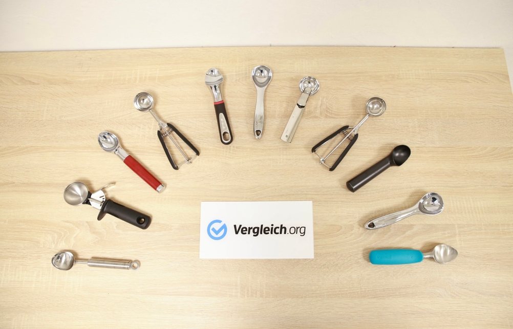 Eisportionierer-Test: Übersicht der Portionierer.