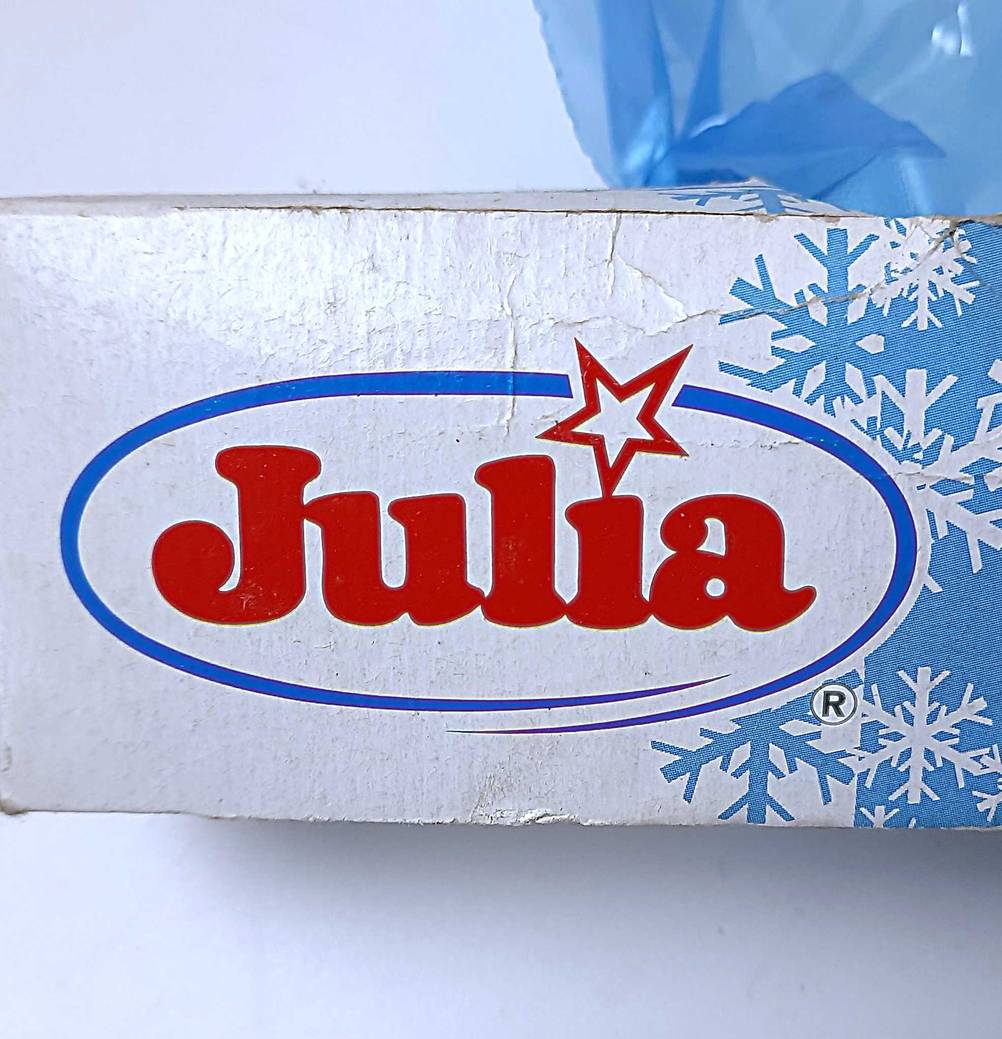 Eiswürfelbeutel im Test: Nahaufnahme des Logos auf der Vepackung.