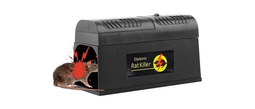 Elektrische-Rattenfalle-Test