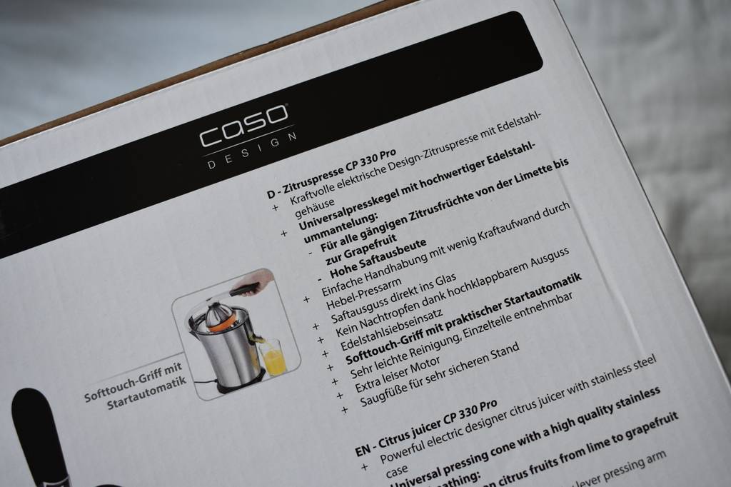 Caso 330 Pro Elektrische Zitruspresse