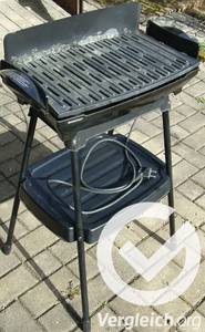 Ein Elektrogrill mit Fettauffangschale im Test.