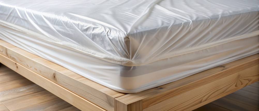 Encasing-Test: Eine Matratze ist mit einer zusätzlichen Hülle bezogen.