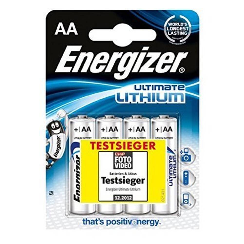 Energizer Batterien Ultimate Lithium, 4er Pack
