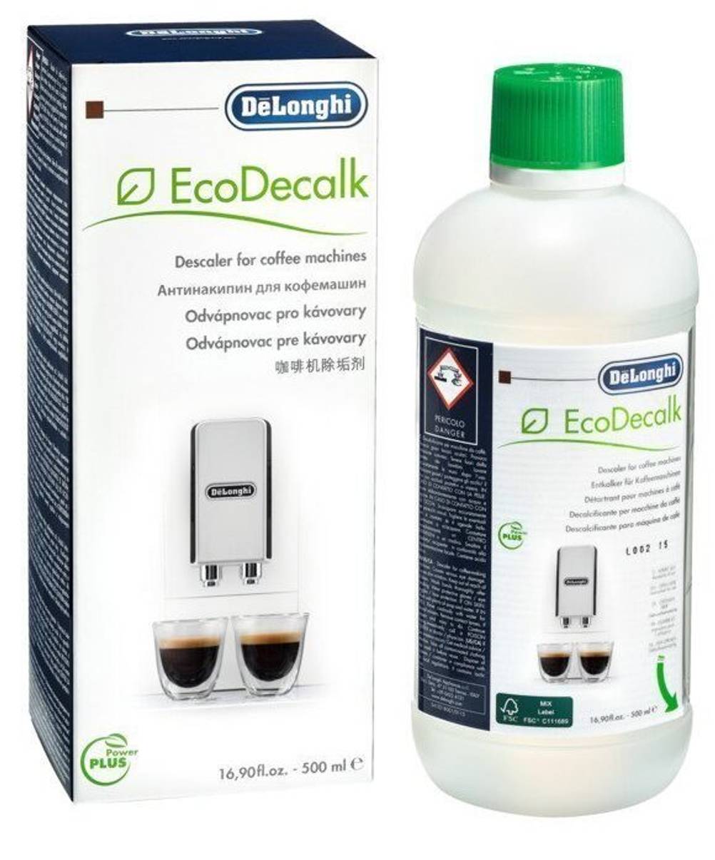Entkalker für den Kaffeevollautomaten in der Nahaufnahme.