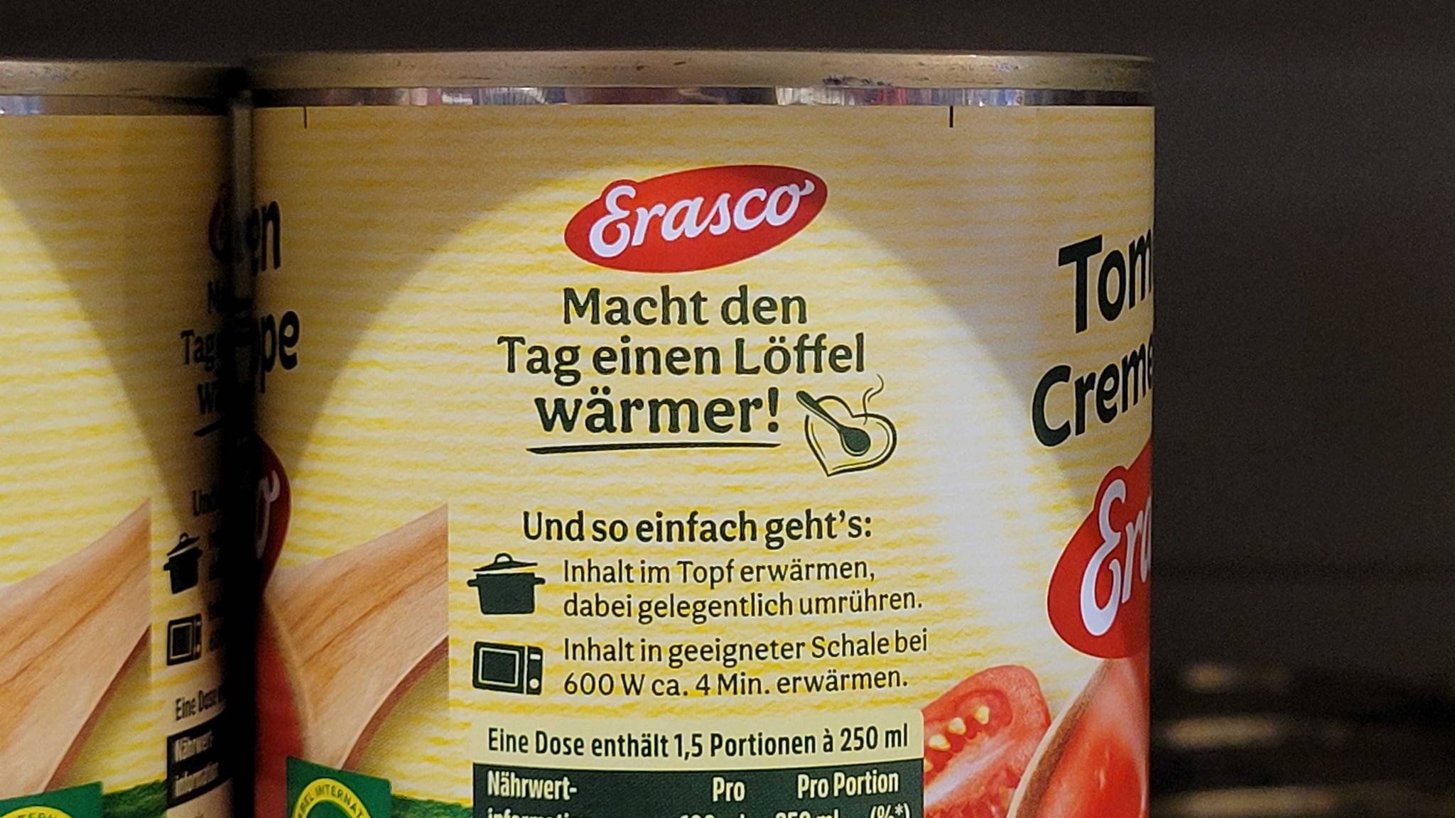 Luxus Erasco Suppen Angebot Bilder