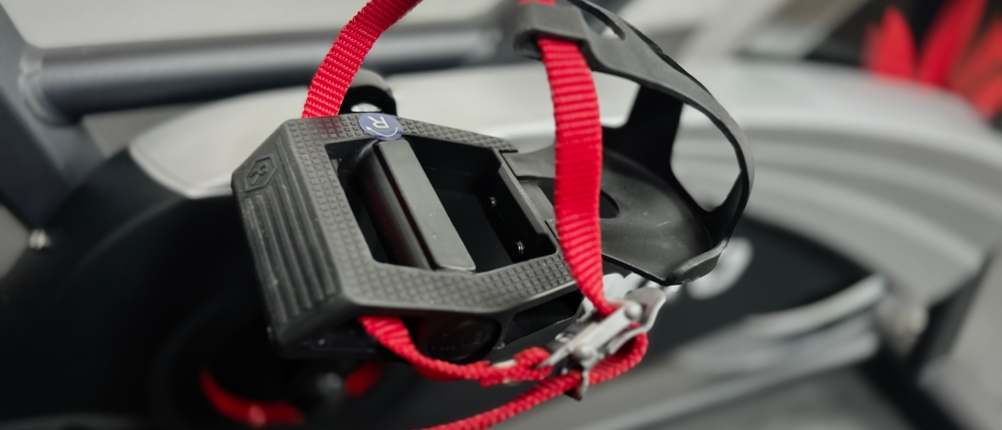 Die Pedale des Ergometers von Joroto.