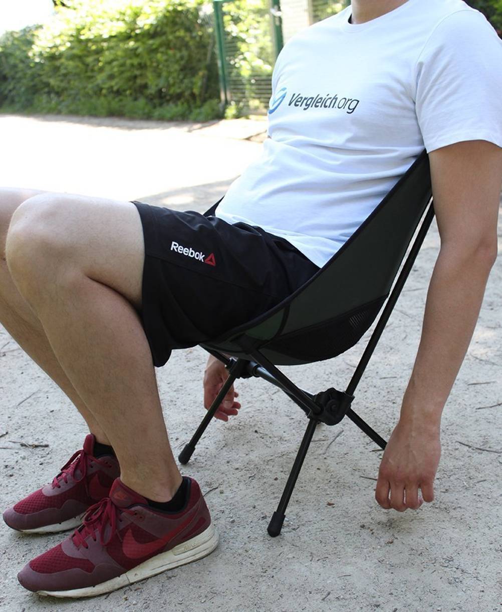 Ergonomie Campingstuhl Helinox