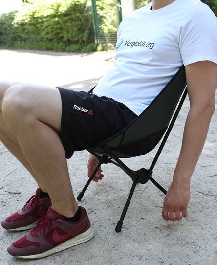 Ergonomie Campingstuhl Helinox