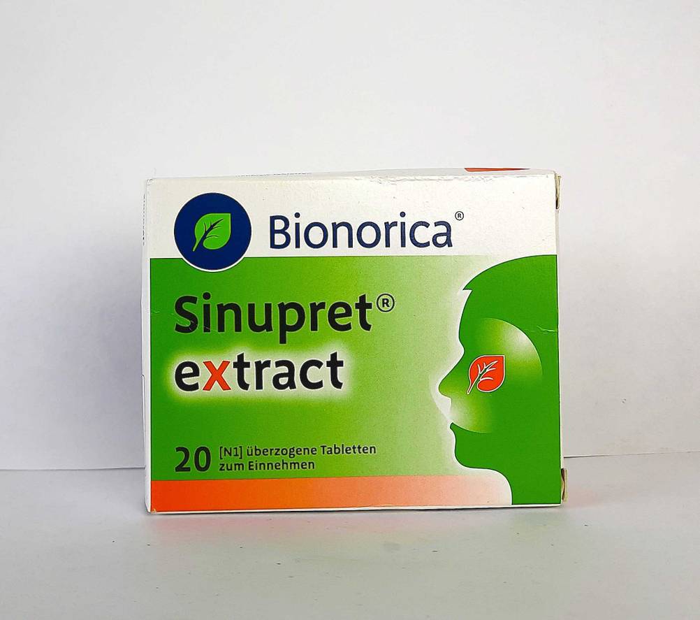 Die getesteten Erkältung-Tabletten in der Originalverpackung.