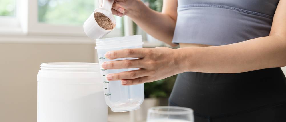 Esn-Proteinpulver-Test
