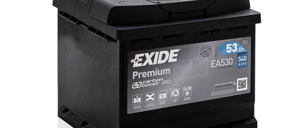 Exide-Autobatterie-Test