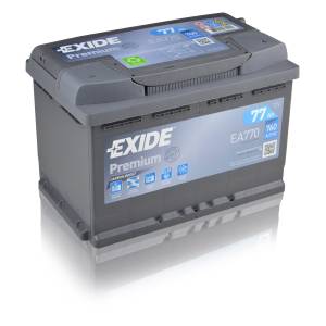 grauer Akku von Exide