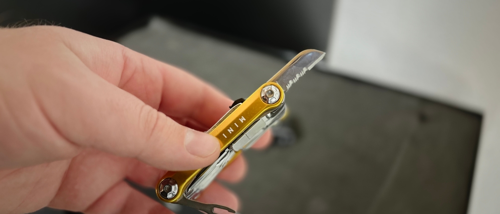 Das Fahrrad-Multitool von Topeak ausgeklappt im Detail.