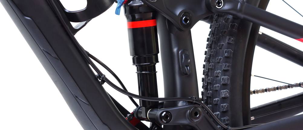 Fahrrad-Stoßdämpfer-Test