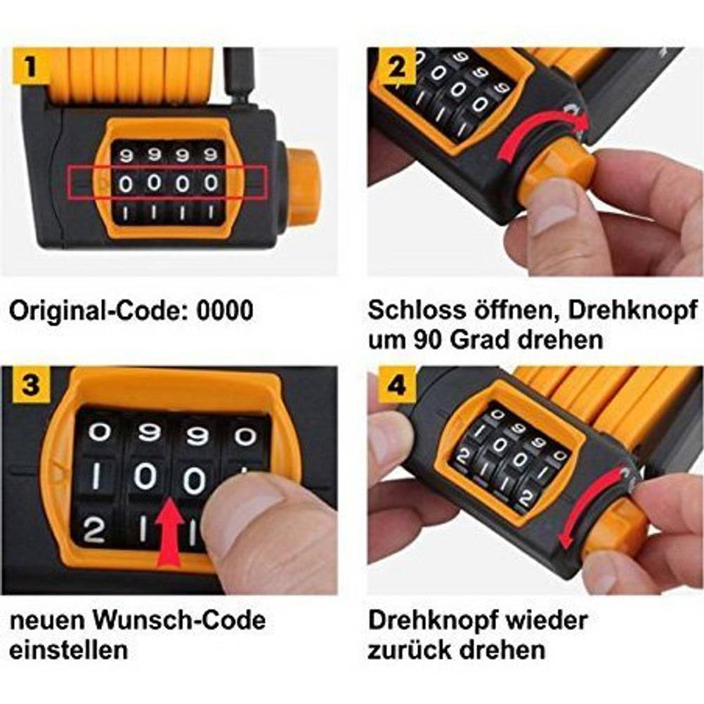 fahrrad-zahlenschloss code einstellen