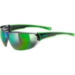 Fahrradbrille im Test: Uvex Unisex Sportstyle 204 Sportbrille vor weißem Hintergrund