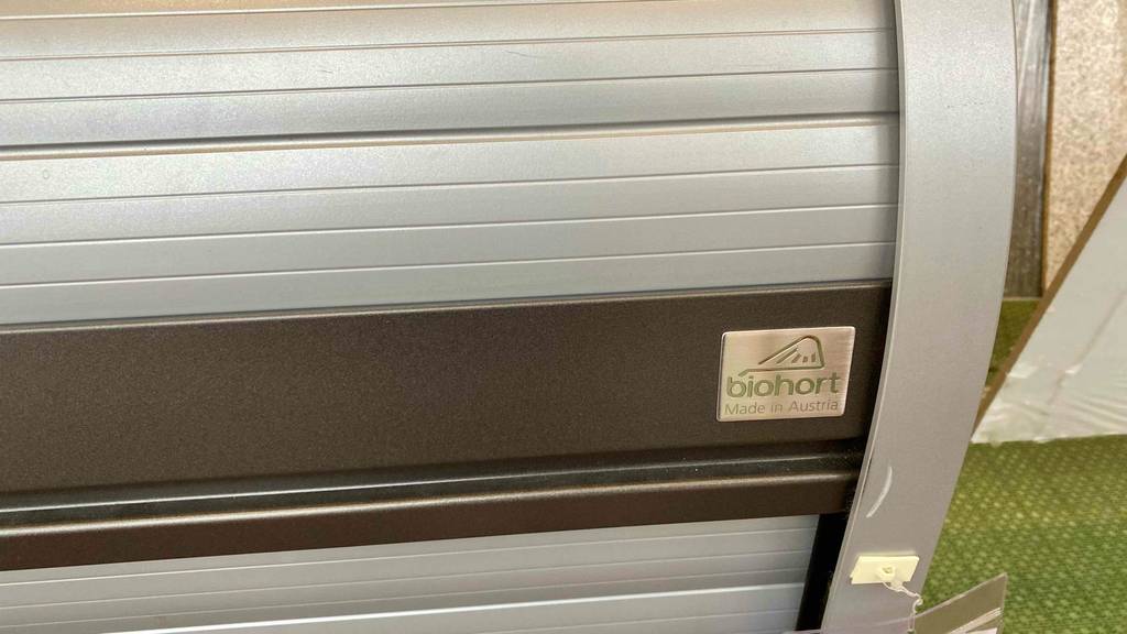 Getestete Fahrradgarage von der Marke Biohort.