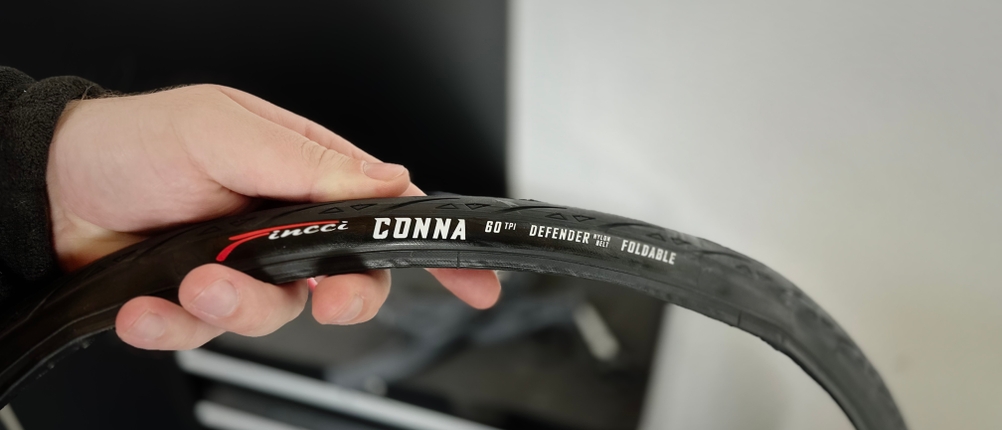 Der Fahrradreifen von Fincci im Detail.