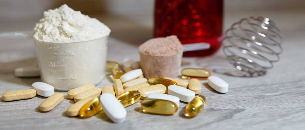 Supplements nebeneinander