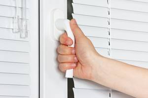 Fenstergriff ungesichert