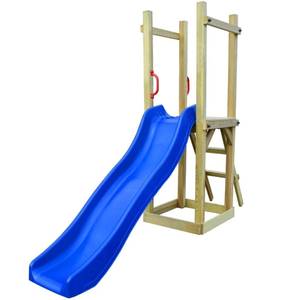 Ein einfacher Spielturm kann individuell gestaltet werden. Das gemeinsame Gestalten fördert die Kreativität.