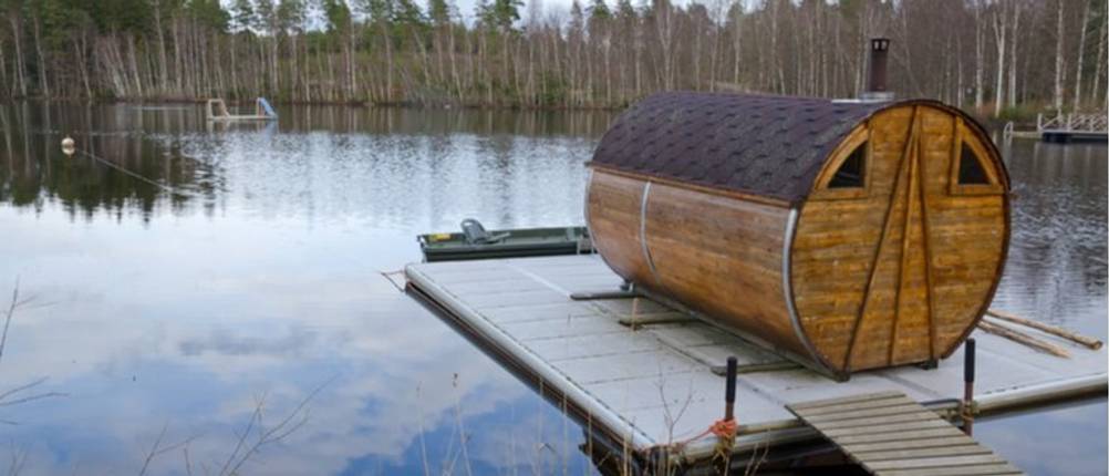 finnische sauna natur