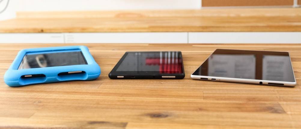 tablet groessen vergleich 