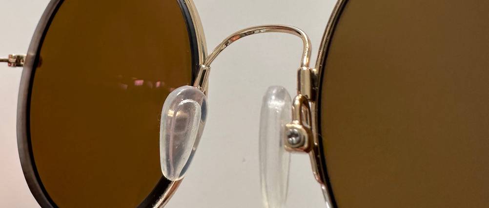 Polarisierte Sonnenbrille mit runden Gläsern