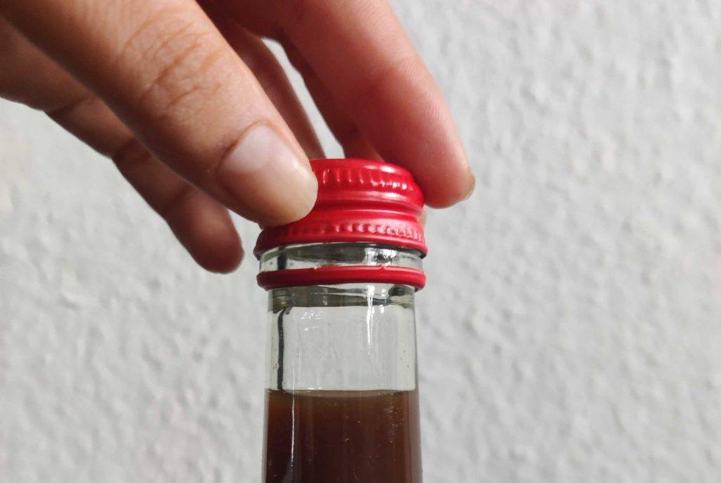 fischsauce geöffnet